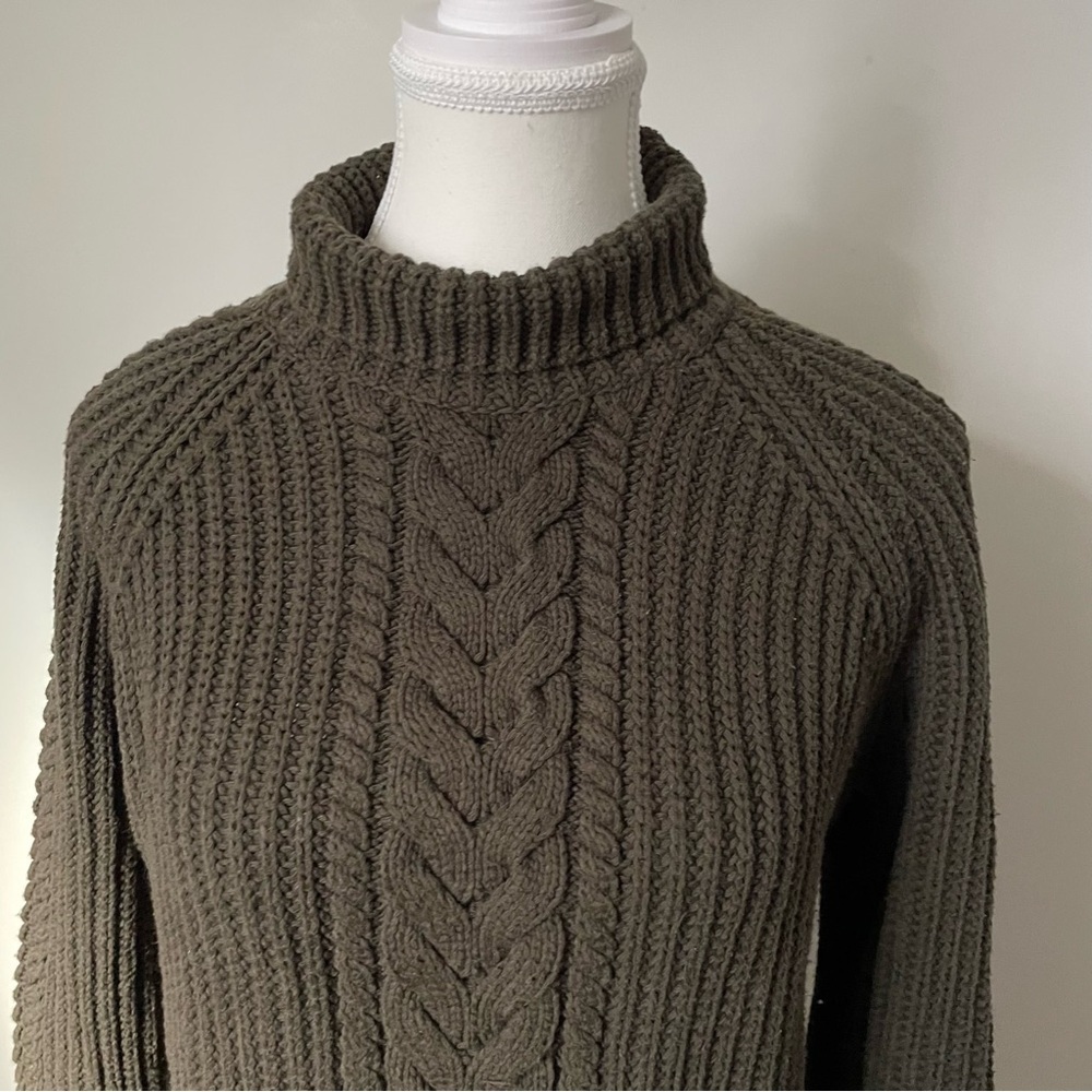 Lululemon Bring The Cozy Turtleneck Dark Olive Size 4 - Picture 7 of 11